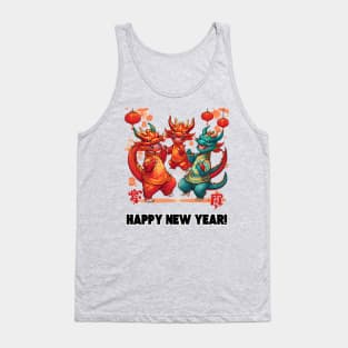 Happy New Year 2024 -- Year of the Dragon! Tank Top